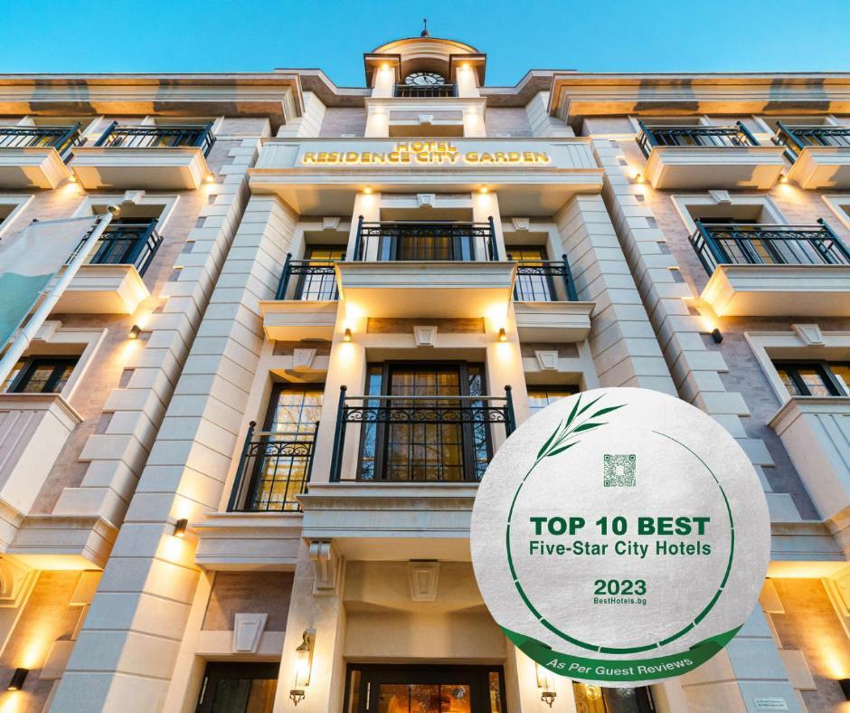 Residence City Garden - Certificate Of Excellence Top 10 Best Five-Stars City Hotels For 2024 Awarded By Htif Plovdiv Exteriér fotografie